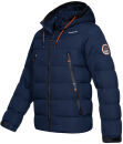 Canadian Peak Ardent by Geographical Norway Herren Winter Jacke Stepp Parka warm NEU Navy Größe M - Gr. M
