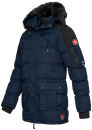 Canadian Peak Arsopeak by Geographical Norway Herren Winter Jacke Stepp Parka warm NEU Navy Größe XL - Gr. XL