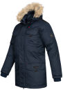 Canadian Peak Aristok by Geographical Norway Herren Winter Jacke Stepp Parka warm NEU Navy Größe M - Gr. M