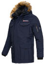 Geographical Norway Bottle warme Designer Herren Winter Stepp Jacke Winterjacke NEU Navy Größe L - Gr. L