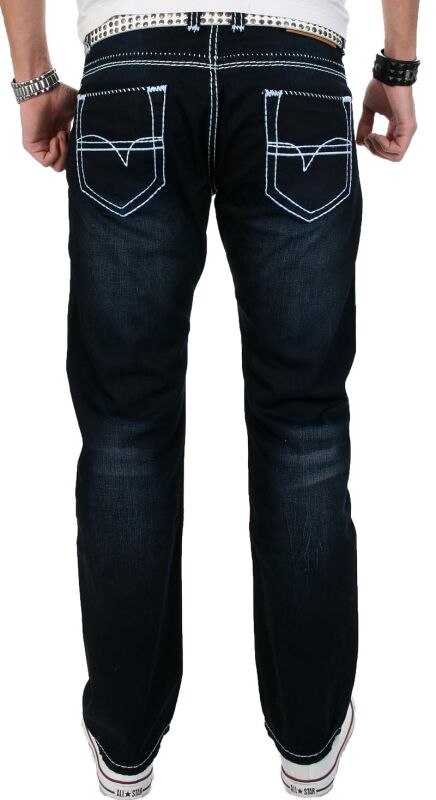 Alessandro Salvarini A. Salvarini Designer Jeans stretch pour homme Coupe confortable - Bleu - 46W x 36L dès 39,90 € - sur Alessandro Salvarini A. Salvarini Designer Jeans stretch pour homme Coupe confortable - Bleu - 46W x 36L dès 39,90 € - sur