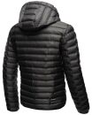 Navahoo Fey-Tun leichte Herren Steppjacke mit Kapuze und Stehkragen B837 Schwarz-Gr.XL