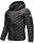 Navahoo Fey-Tun leichte Herren Steppjacke mit Kapuze und Stehkragen B837 Schwarz-Gr.XXL