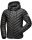 Navahoo Fey-Tun leichte Herren Steppjacke mit Kapuze und Stehkragen B837 Schwarz-Gr.XXL