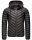 Navahoo Fey-Tun leichte Herren Steppjacke mit Kapuze und Stehkragen B837 Schwarz-Gr.3XL