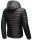 Navahoo Fey-Tun leichte Herren Steppjacke mit Kapuze und Stehkragen B837 Schwarz-Gr.3XL