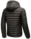 Navahoo Fey-Tun leichte Herren Steppjacke mit Kapuze und Stehkragen B837 Anthrazit-Gr.S