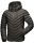 Navahoo Fey-Tun leichte Herren Steppjacke mit Kapuze und Stehkragen B837 Anthrazit-Gr.S