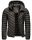 Navahoo Fey-Tun leichte Herren Steppjacke mit Kapuze und Stehkragen B837 Anthrazit-Gr.3XL