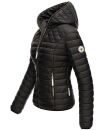 Navahoo Ich Bin Hübsch leichte Damen Steppjacke B838 Schwarz Größe S - Gr. 36