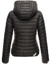 Navahoo Ich Bin Hübsch leichte Damen Steppjacke B838 Schwarz Größe M - Gr. 38