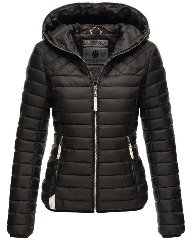 Navahoo Ich Bin Hübsch leichte Damen Steppjacke B838 Schwarz Größe L ,  79,90 €