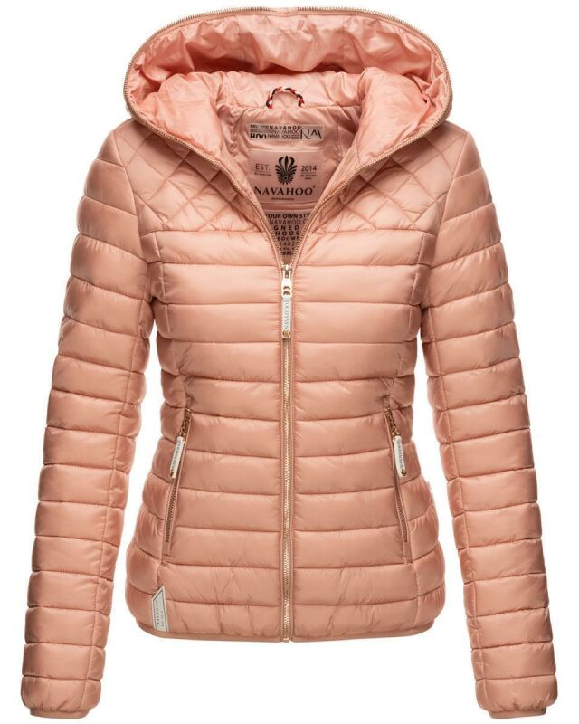 Navahoo Ich Bin Hübsch leichte Damen Steppjacke B838 Rose - Rosé Größe XS - Gr. 34