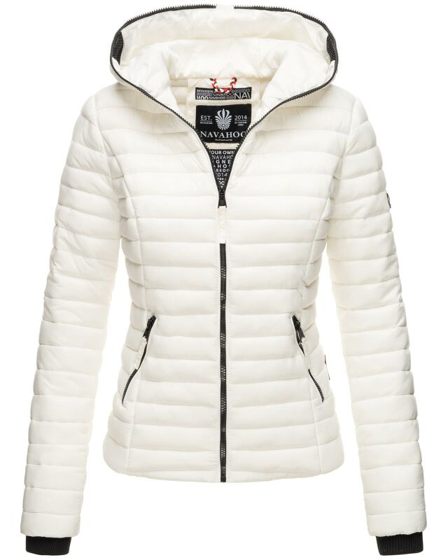 Navahoo Kimuk Damen Steppjacke B348 Weiss - Offwhite Größe XXL - Gr. 44
