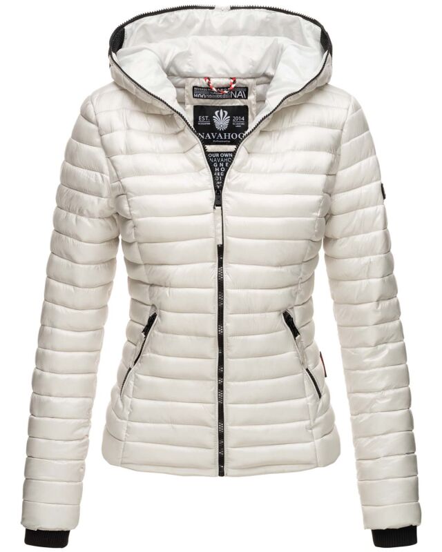Navahoo Kimuk Damen Steppjacke B348 Silber - Silver Größe L - Gr. 40