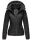 Marikoo Löwenbaby leichte Damen Steppjacke B839 Schwarz Größe XS - Gr. 34