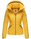 Marikoo Löwenbaby leichte Damen Steppjacke B839 Gelb Größe XS - Gr. 34