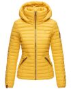 Marikoo Löwenbaby leichte Damen Steppjacke B839 Gelb Größe XS - Gr. 34