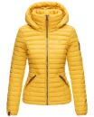 Marikoo Löwenbaby leichte Damen Steppjacke B839 Gelb Größe XS - Gr. 34