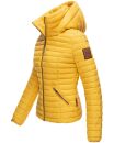Marikoo Löwenbaby leichte Damen Steppjacke B839 Gelb Größe S - Gr. 36
