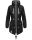 Navahoo Mein Nachtsternchen leichte Damen Jacke lang B840 Schwarz Größe XS - Gr. 34