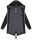Navahoo Mein Nachtsternchen leichte Damen Jacke lang B840 Schwarz Größe XS - Gr. 34