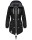 Navahoo Mein Nachtsternchen leichte Damen Jacke lang B840 Schwarz Größe S - Gr. 36