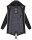 Navahoo Mein Nachtsternchen leichte Damen Jacke lang B840 Schwarz Größe S - Gr. 36