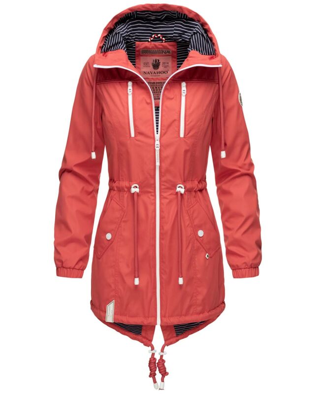 Navahoo Mein Nachtsternchen leichte Damen Jacke lang B840 Coral Größe L - Gr. 40