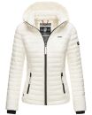 Marikoo Samtpfote leichte Damen Steppjacke B600 Weiss -...