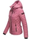 Marikoo Samtpfote leichte Damen Steppjacke B600 Altrosa Größe S - Gr. 36