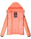 Marikoo Samtpfote leichte Damen Steppjacke B600 Hell Orange Größe M - Gr. 38