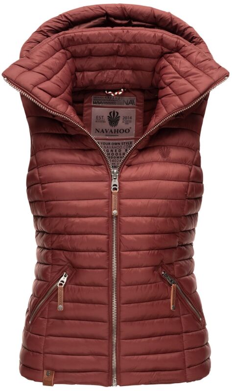 Navahoo Shadaa leichte Damen Stepp Weste B696 Bordeaux Größe XL - Gr. 42