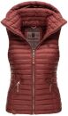 Navahoo Shadaa leichte Damen Stepp Weste B696 Bordeaux Größe XL - Gr. 42