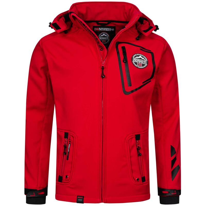 Geographical Norway Tacebook Herren Jacke Rot Größe S - Gr. S