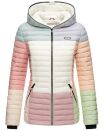 Navahoo Multikulti leichte Colour Blocking Damen Steppjacke B841 Pastell Größe L - Gr. 40