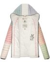 Navahoo Multikulti leichte Colour Blocking Damen Steppjacke B841 Pastell Größe XXL - Gr. 44