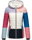 Navahoo Multikulti leichte Colour Blocking Damen Steppjacke B841 Dark 1 Größe XS - Gr. 34