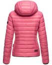 Navahoo Lulana Damen Steppjacke Übergangsjacke B650 Berry Größe XS - Gr. 34