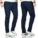 Maurelio Modriano Herren Designer Chino Stoff Hose...