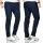 Maurelio Modriano Herren Designer Chino Stoff Hose Regular Slim MM-002 Navy W33 L32 - W33/32