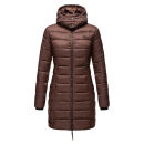 Marikoo Abendsternchen Damen Winter Jacke gesteppt B603 Schoko-Größe S - Gr. 36