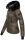 Navahoo Damen Winter Jacke warm gefüttert Teddyfell B361 Anthrazit Größe M - Gr. 38