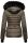 Navahoo Damen Winter Jacke warm gefüttert Teddyfell B361 Anthrazit Größe M - Gr. 38