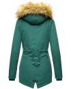 Marikoo Akira warme Damen Winter Jacke mit Kapuze B601 Ocean Green Größe L - Gr. 40