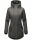 Navahoo Avrille Damen Wintejacke Parka gefüttert mit Kapuze B834 Anthrazit-Gr.S