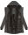 Navahoo Avrille Damen Wintejacke Parka gefüttert mit Kapuze B834 Anthrazit-Gr.S