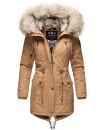 Navahoo Honigfee warme Damen Winter Jacke mit Kapuze und...