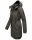 Marikoo Kamil warme Damen Winter Jacke lang mit Kapuze B807 Anthrazit Größe S - Gr. 36