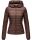 Navahoo Kimuk Damen Steppjacke B348 Schoko Größe XS - Gr. 34